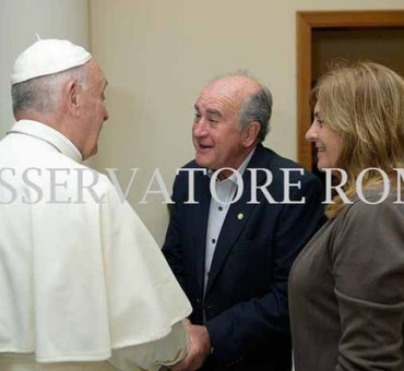 Francisco recibió a su perseguidor kirchnerista