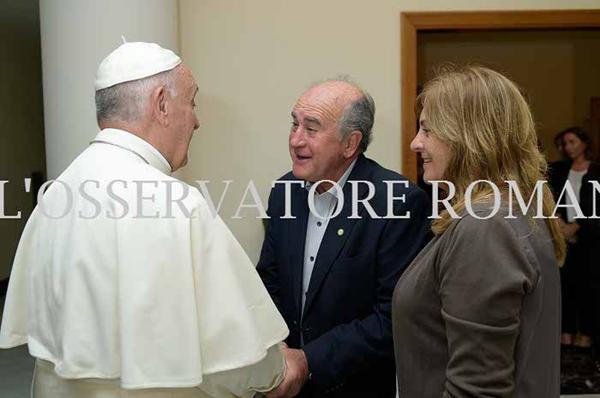 Francisco recibió a su perseguidor kirchnerista