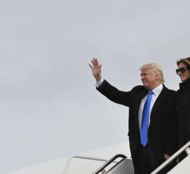 Trump aterrizó en DC